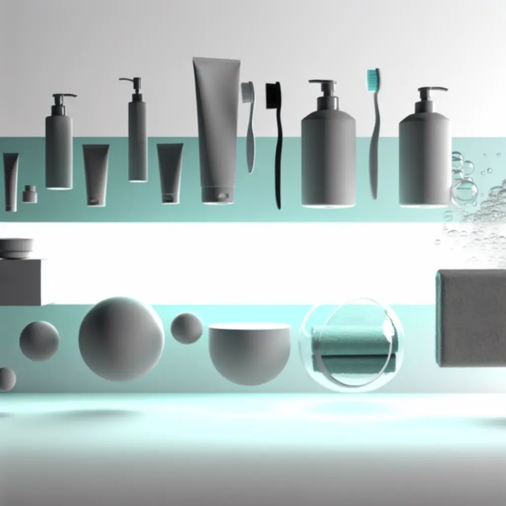 Nowoczesna łazienka z prezentacją produktów objętych promocją